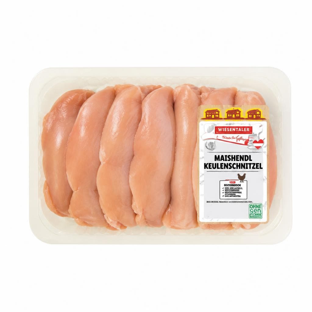Frische Maishendl Keulenschnitzel, 1 kg – Lidl