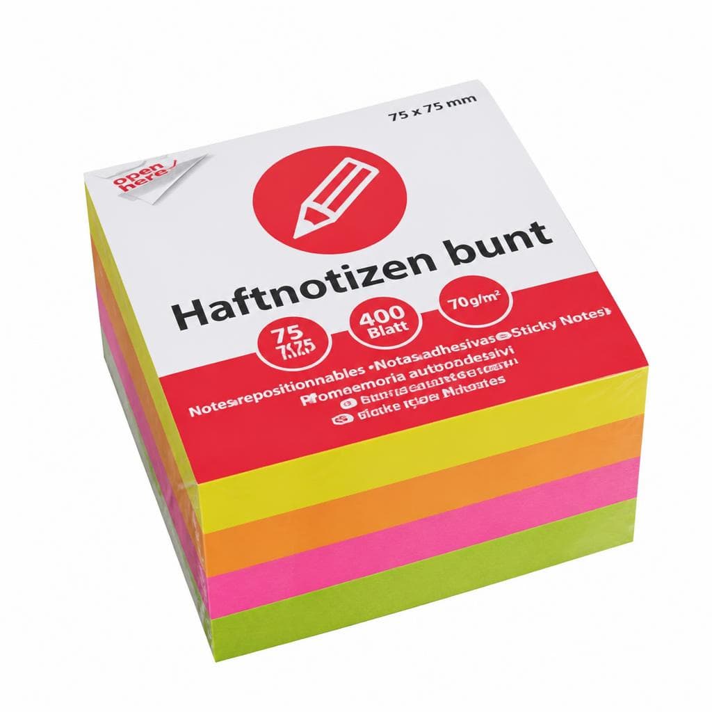 Haftnotizen, 450 Blatt Spar office – Interspar