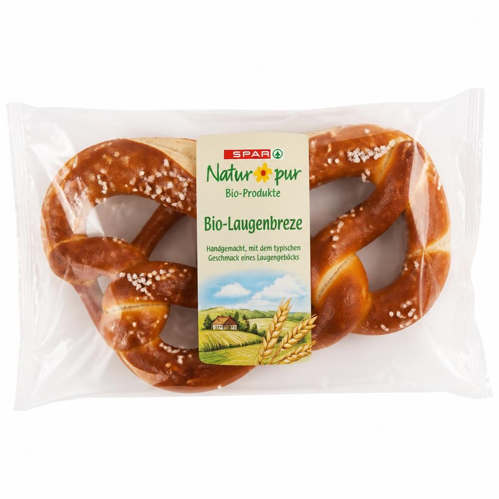 Natur pur Bio-Laugenbreze Angebot bei Interspar
