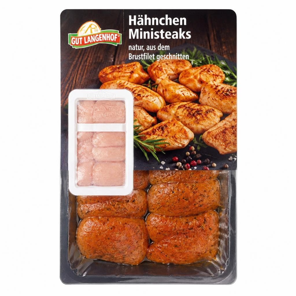 Hähnchen Ministeaks, 800 g Gut Langenhof – Norma