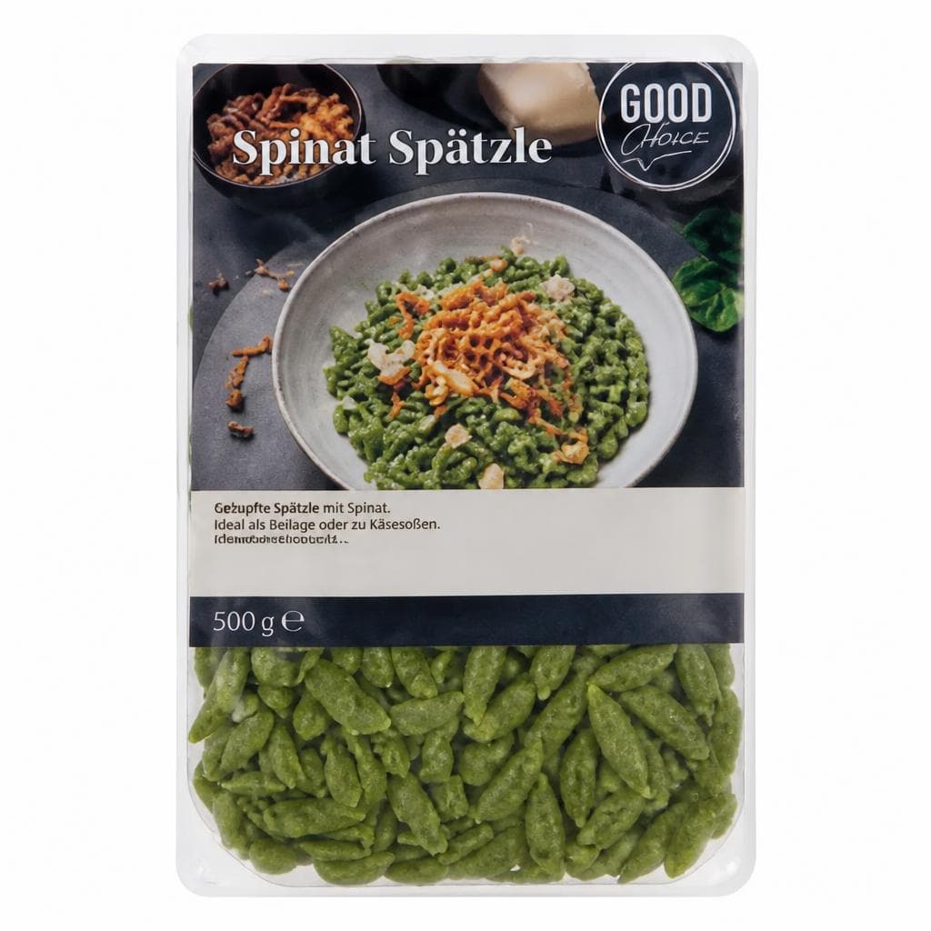 Spinat Spätzle, 500 g Good Choice – Hofer