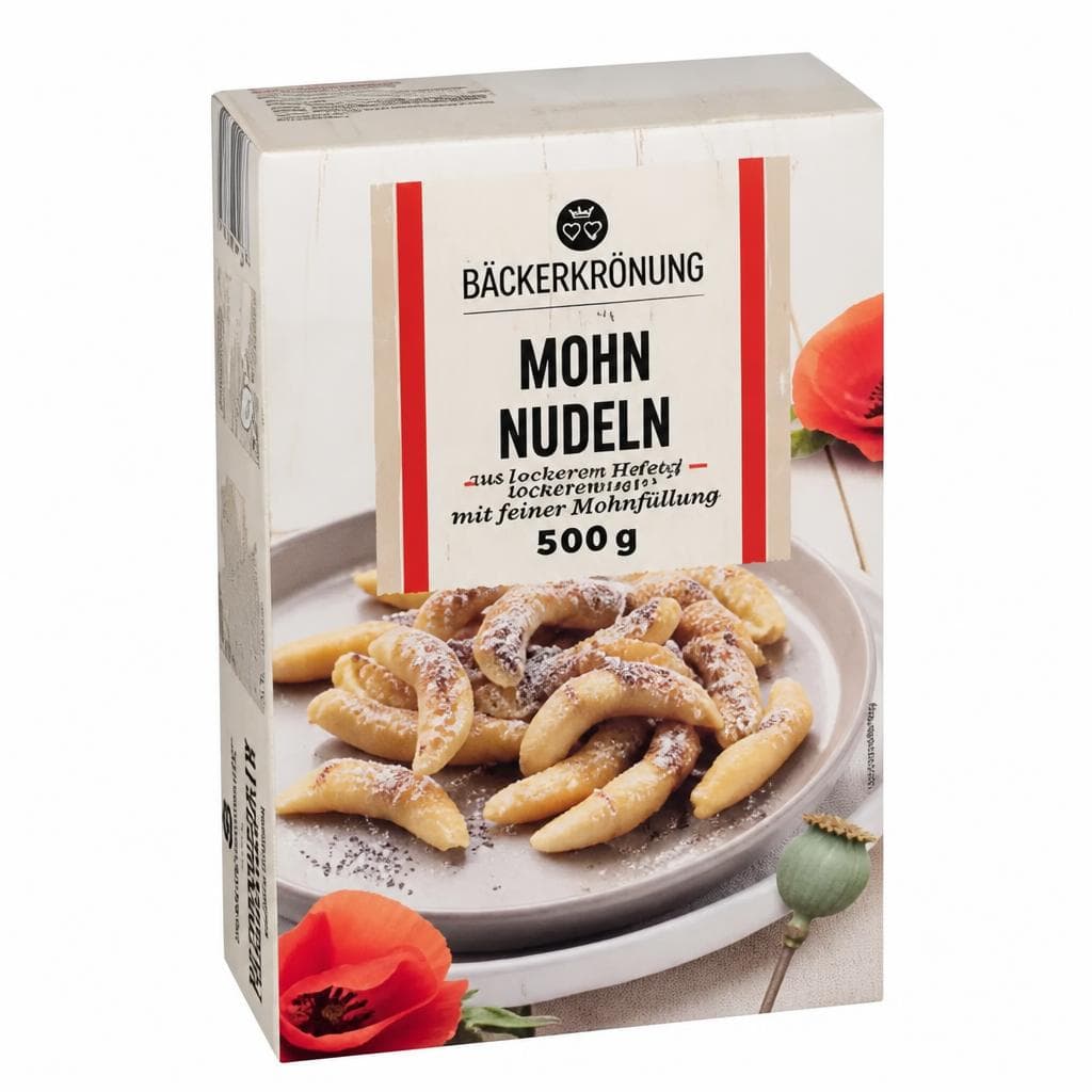 BäckerKröning Mohnnudeln, 500 g – Penny