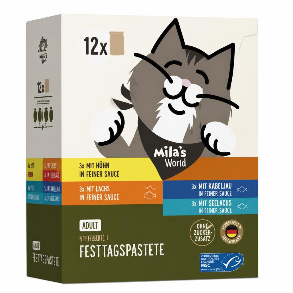 MAX & MILA'S WORLD Festtagspastete, 12x 85 g – Lidl