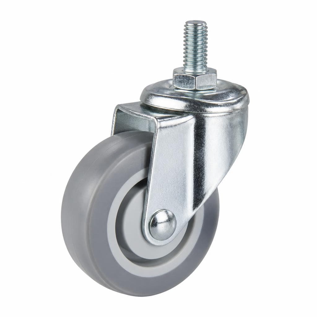 App-Lenkrolle PVC mit Schraube, 100 mm – Zgonc