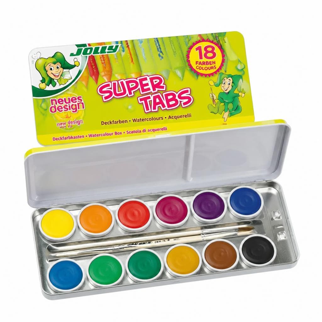 Jolly Deckfarben Supertabs, 24 Farben – Interspar