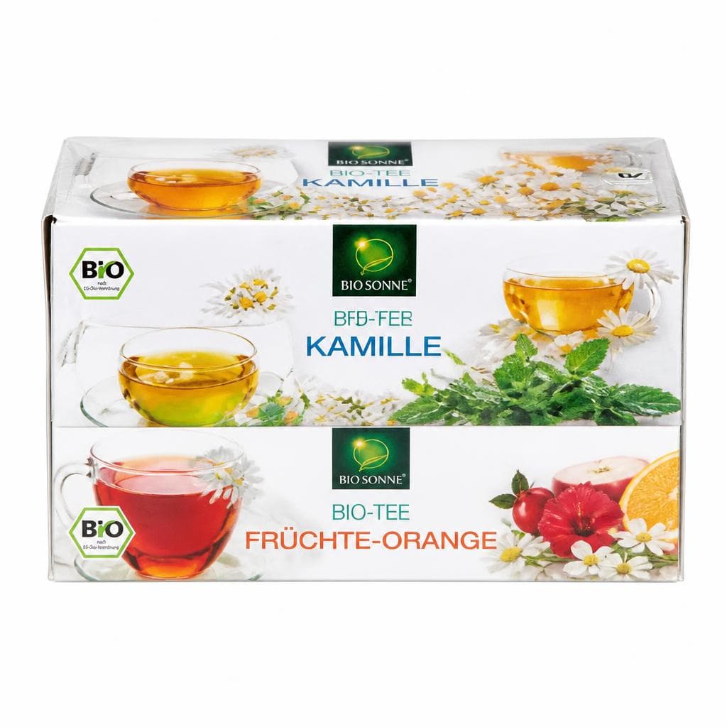Bio-Tee Kamille/Pfefferminze, 56,25 g Bio Sonne – Norma