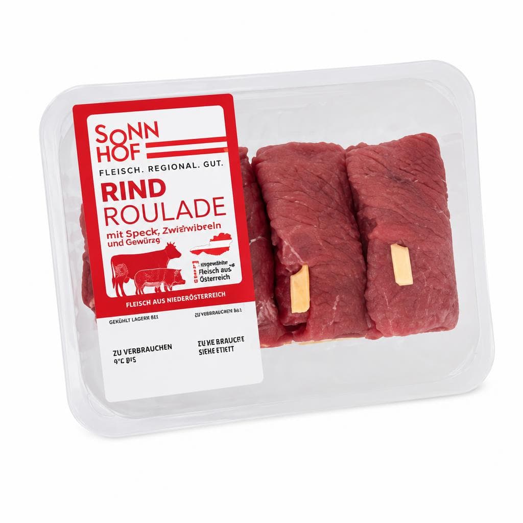 SonnHOF Rindsroulade, 528 g – Hofer