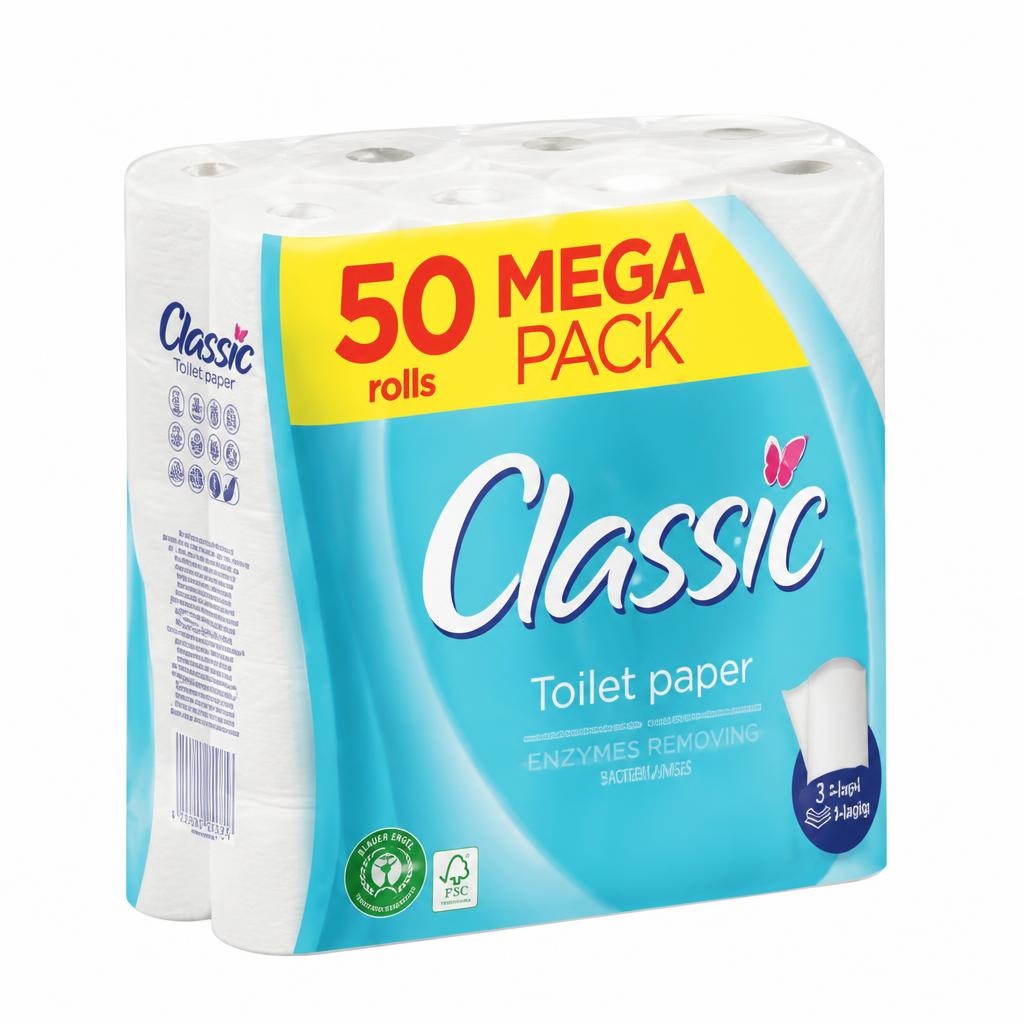 Toilettenpapier Classic Mega Pack 50x120 Blatt Oasis Angebot bei Penny