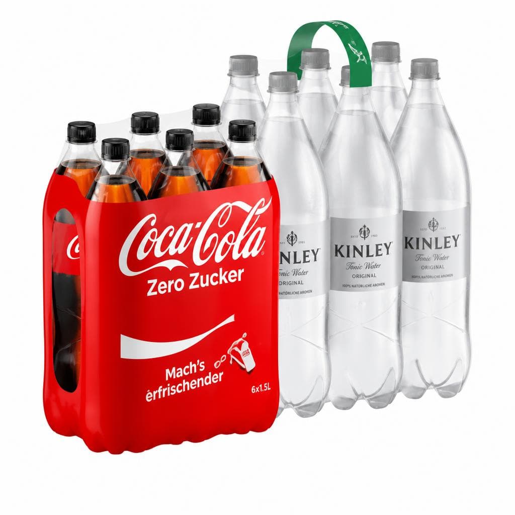 Coca-Cola Limonaden oder Kinley, 1-Liter-Flasche – Interspar