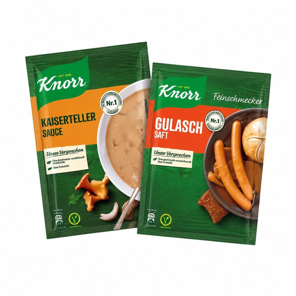 Knorr Kaiserteller/Feinschmeckersauce, 84 g/62 g/44 g/38 g – Hofer