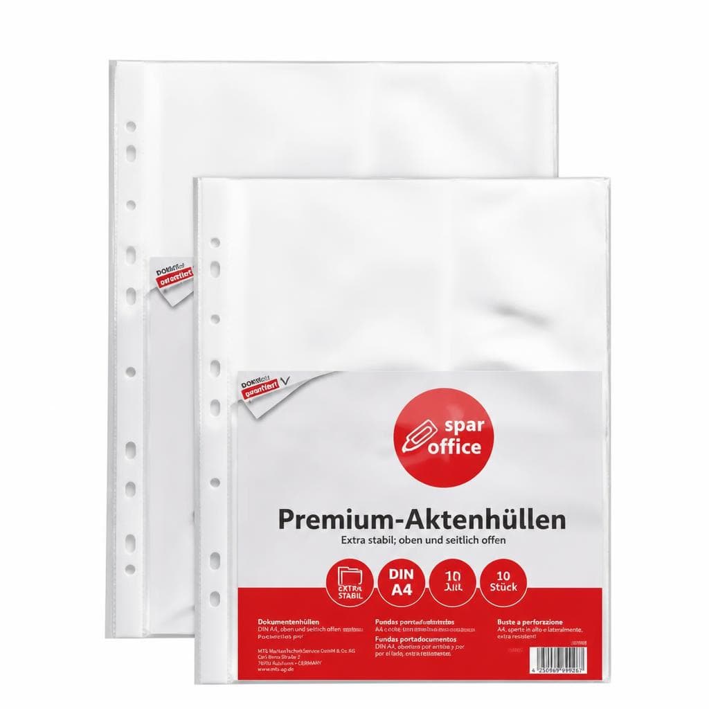Premium-Aktenhüllen, 10 Stück Spar office – Interspar