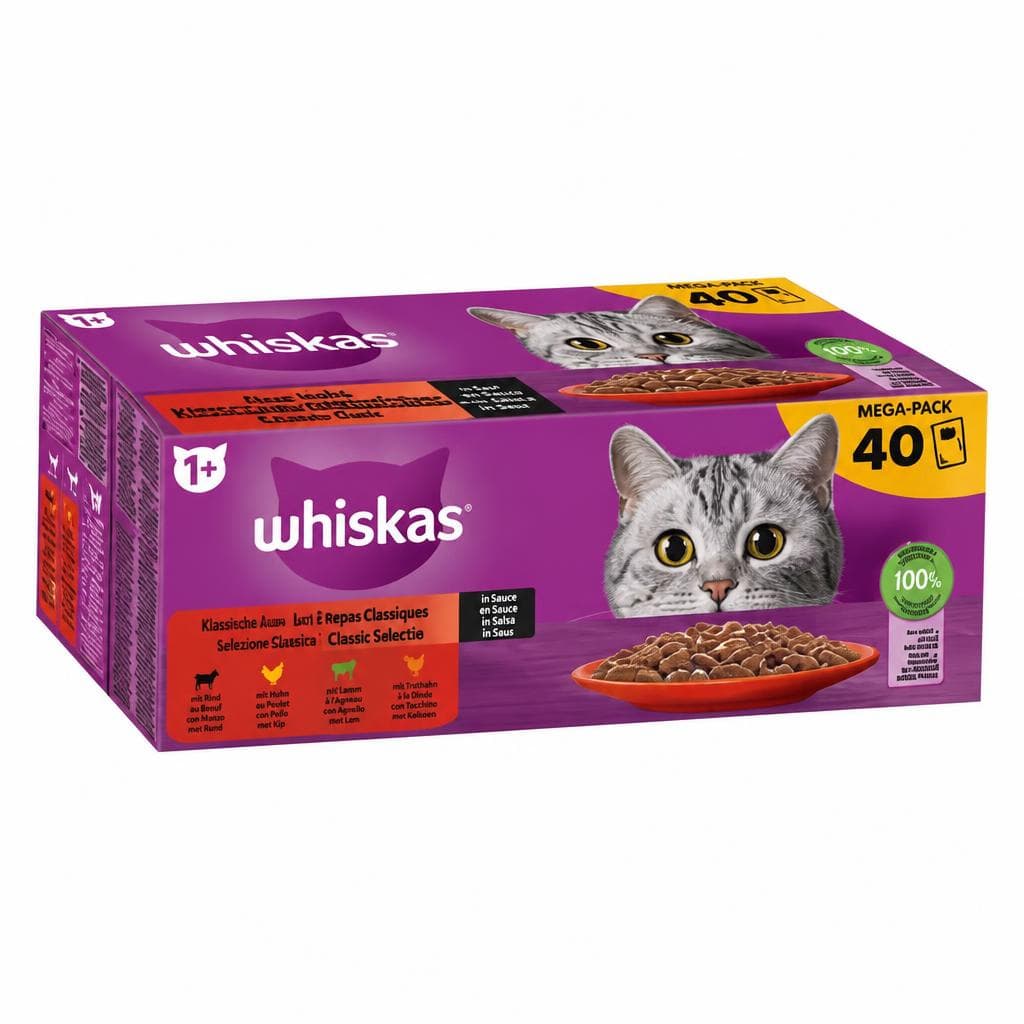 Whiskas Katzenfutter, 40 x 85 g – Hofer
