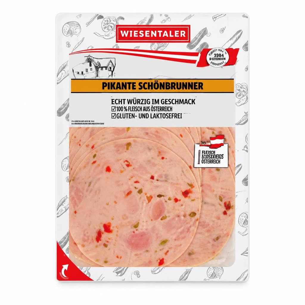 Pikante Schönbrunner oder Leichte Pariser mit Gemüse, Je 150 g WIESENTALER – Lidl