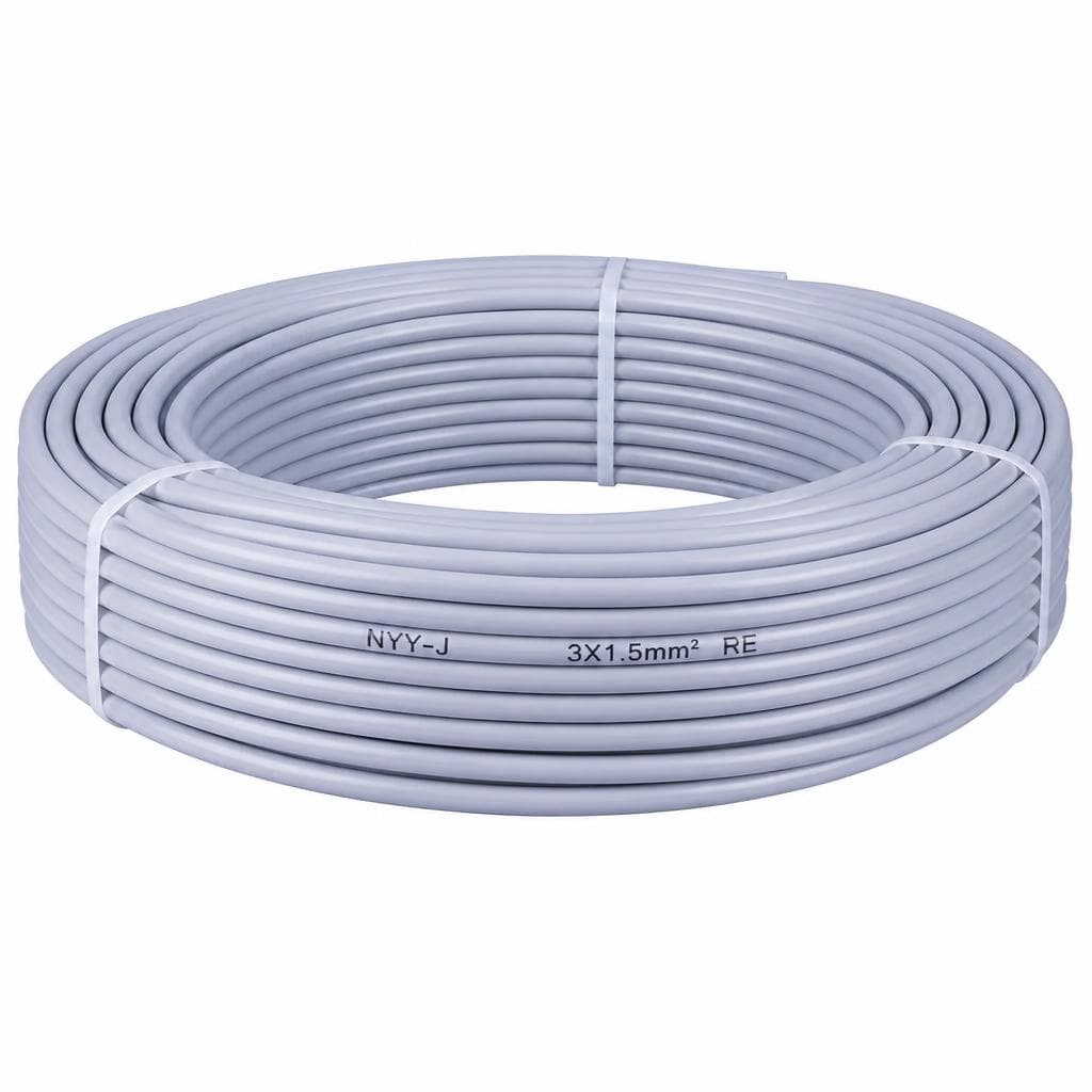 Erdkabel NYY-J 3 x 1,5 mm² 50-m-Bund Angebot bei Bauhaus