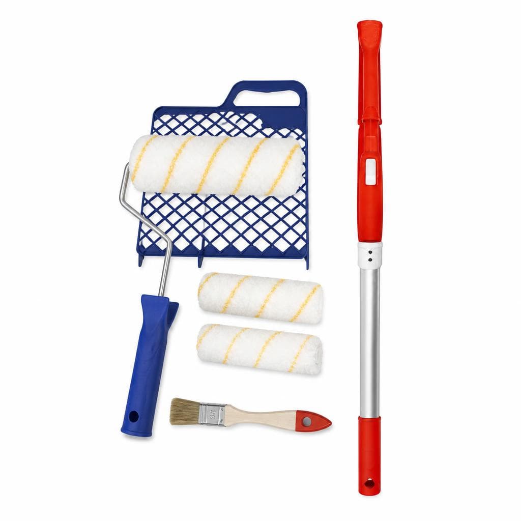 Farbroller-Set Wandroller mit Alu-Teleskopstab 3-tlg. Angebot bei Bauhaus