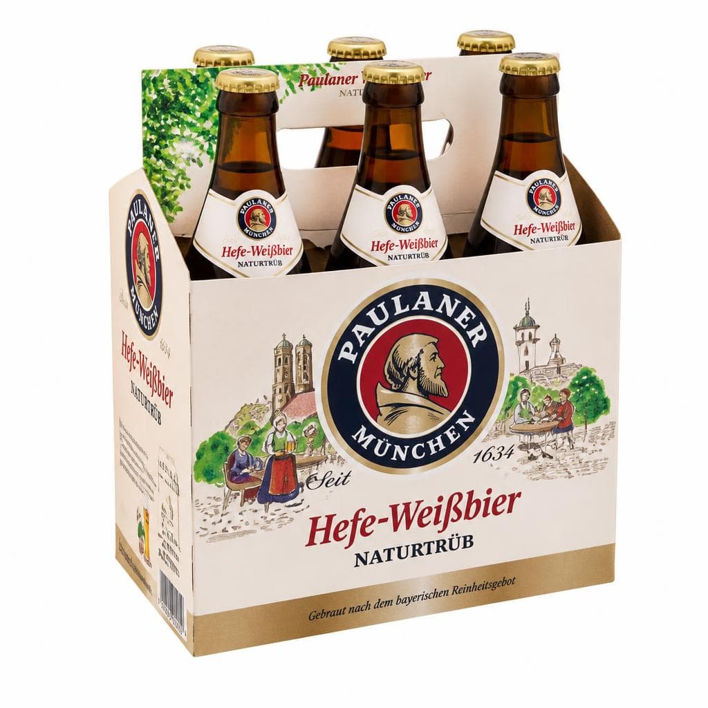 Paulaner Hefe-Weißbier, 0,5-Liter-MEHRWEG-Flasche – Interspar