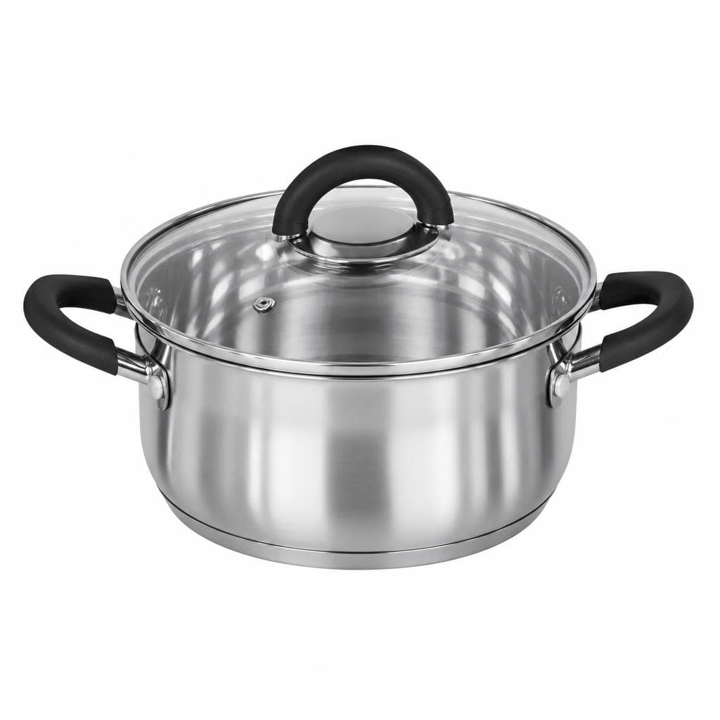 Edelstahl-Kochtopf „Tromso" 2 Bratentopf Ø ca. 16 cm CASA ROYALE Angebot bei Norma