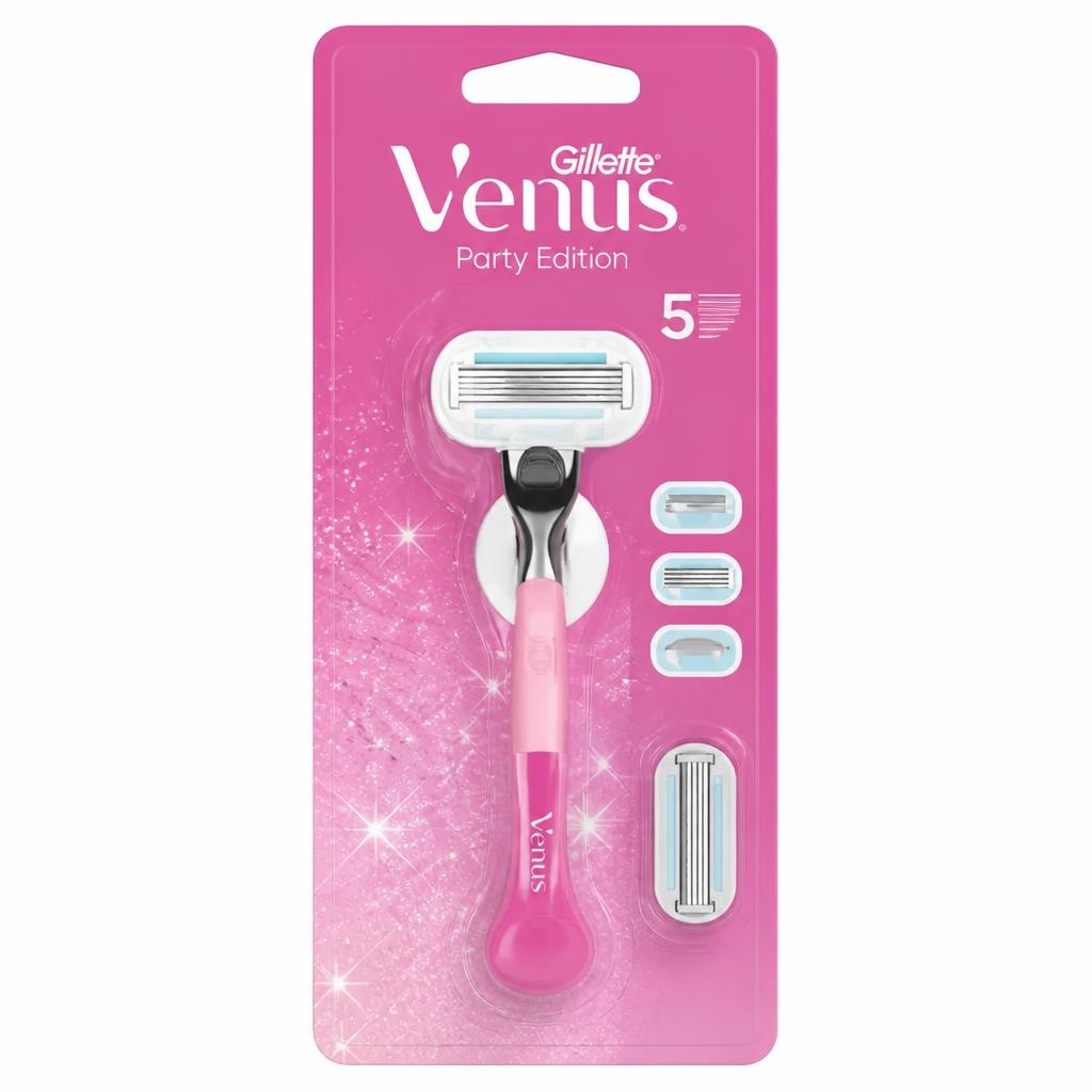 Gillette Venus Party Edition Rasierapparat inkl. 3 Rasierklingen Angebot bei Bipa
