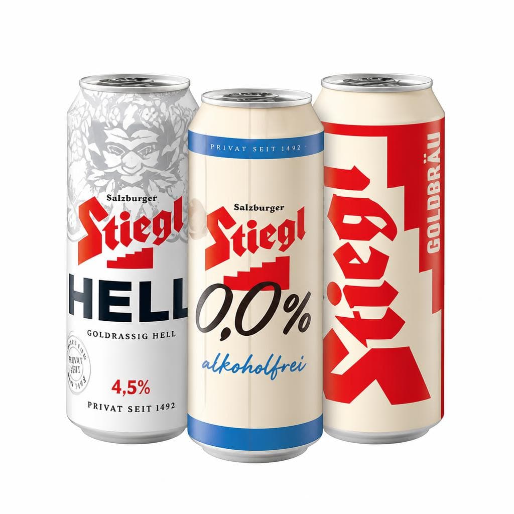 Stiegl Hell, Goldbräu oder Alkoholfrei, Je 0,5 l – Lidl