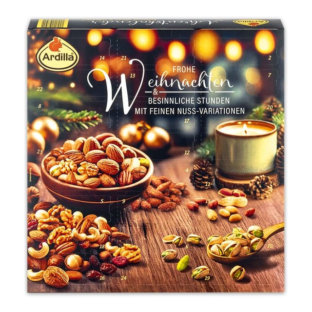 Nuss Backform Ardilla Nuss Adventskalender 600 g im Angebot bei Norma: 16,99